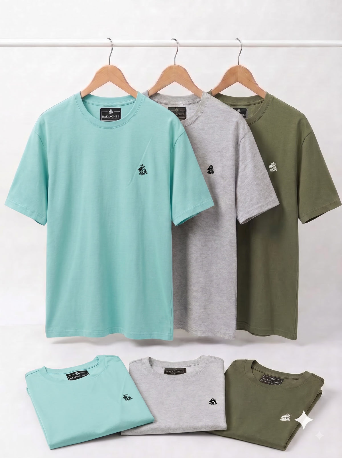 3-Pack Cotton T-Shirts