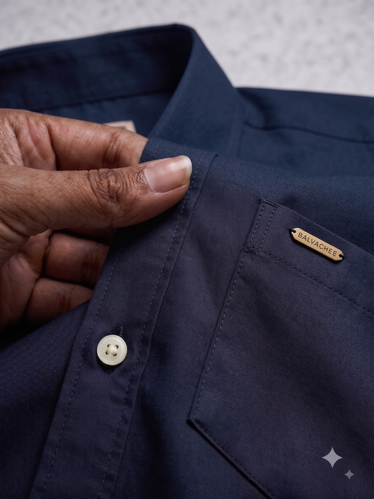Premium Navy Blue Colour Cotton Shirt
